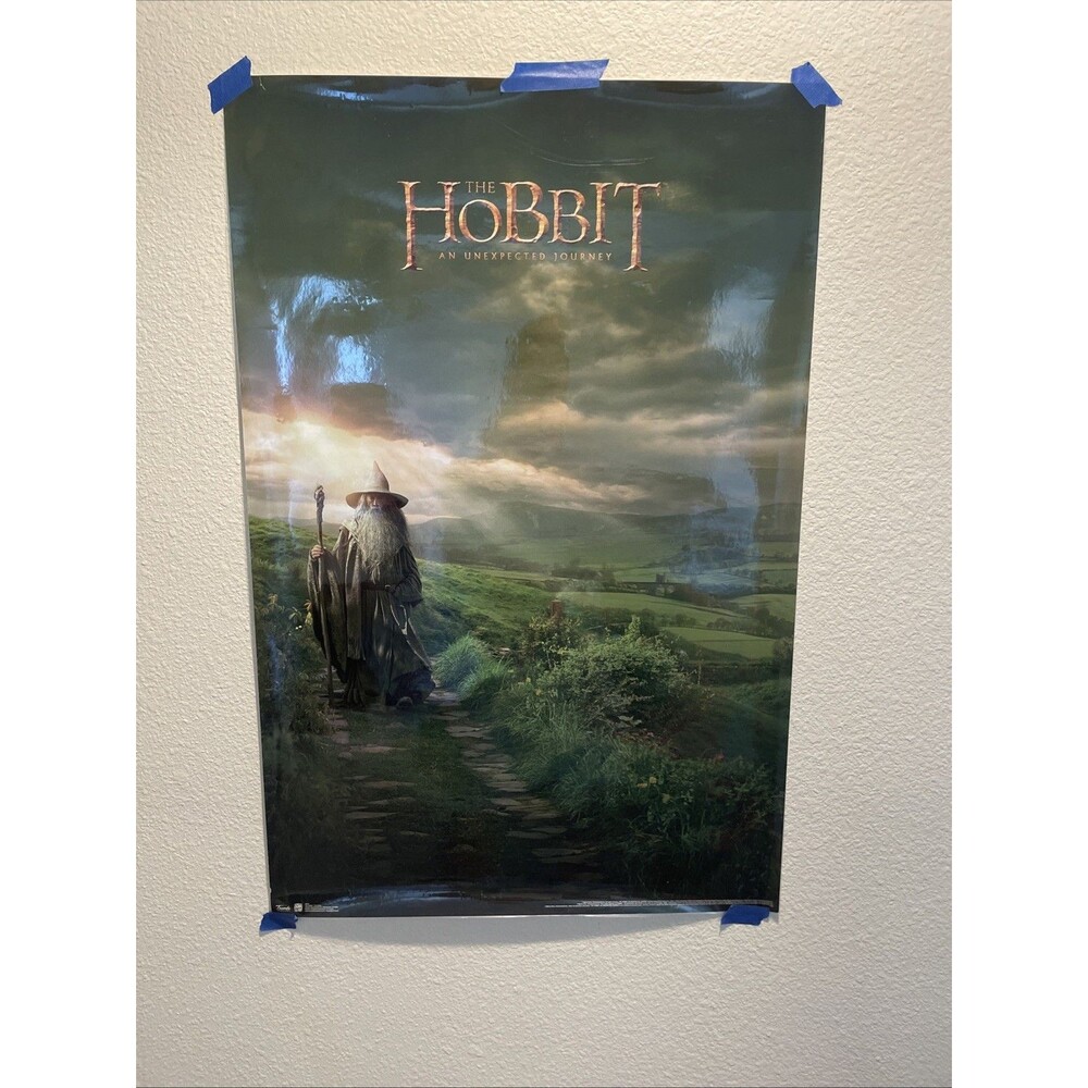 The Hobbit An Unexpected Journey Movie Poster 2012 Gandalf Shire Trends 22x34